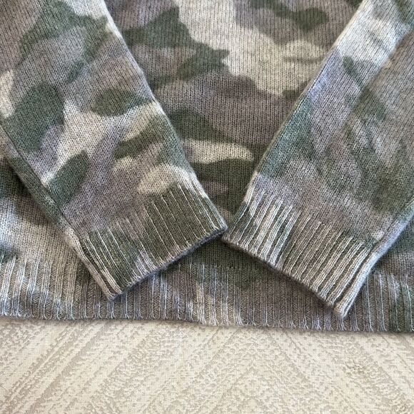 Aqua Girls Cashmere Camouflage Sweater - Picture 3 of 5